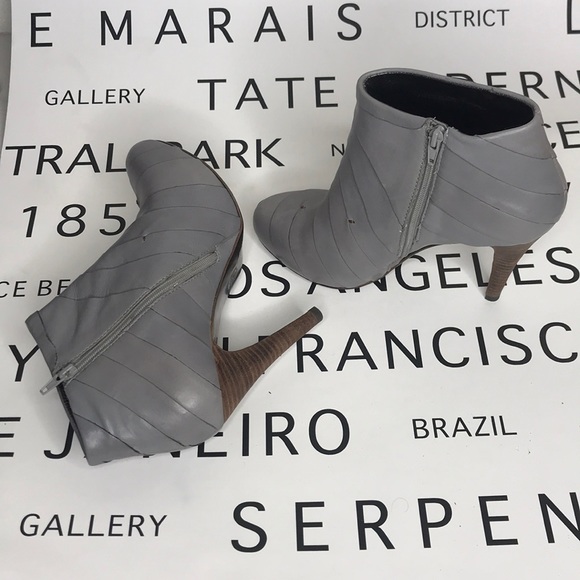 Leather BCBG Ankle Booties - Picture 2 of 5